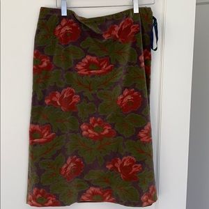 BODEN soft VELVET lined holiday party pencil skirt